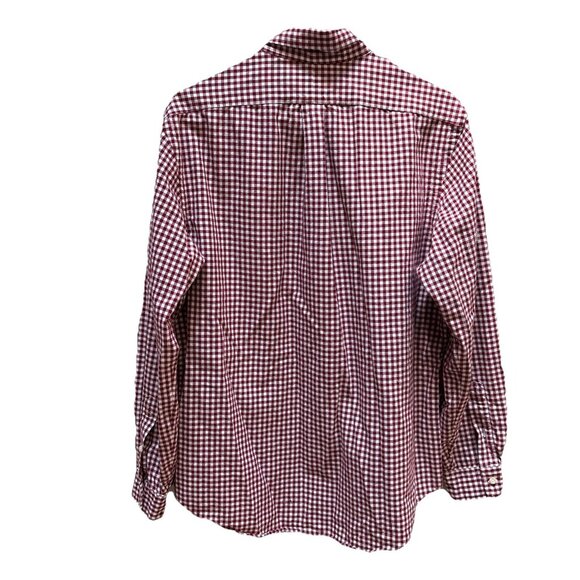Ralph Lauren Shirt Mens Large Red White Plaid Button Down Long Sleeve - Picture 3 of 7